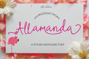 Allamanda Font: Modern Handwritten Elegance