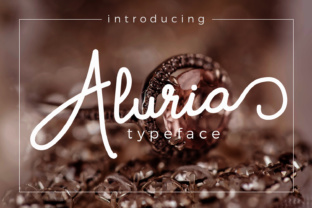 Aluria: A Handwritten Font for Elegant Design