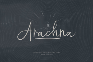 Arachna: A Script Typeface for Editorial Design