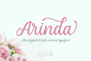 Arinda: A Handwritten Script for Creative Projects