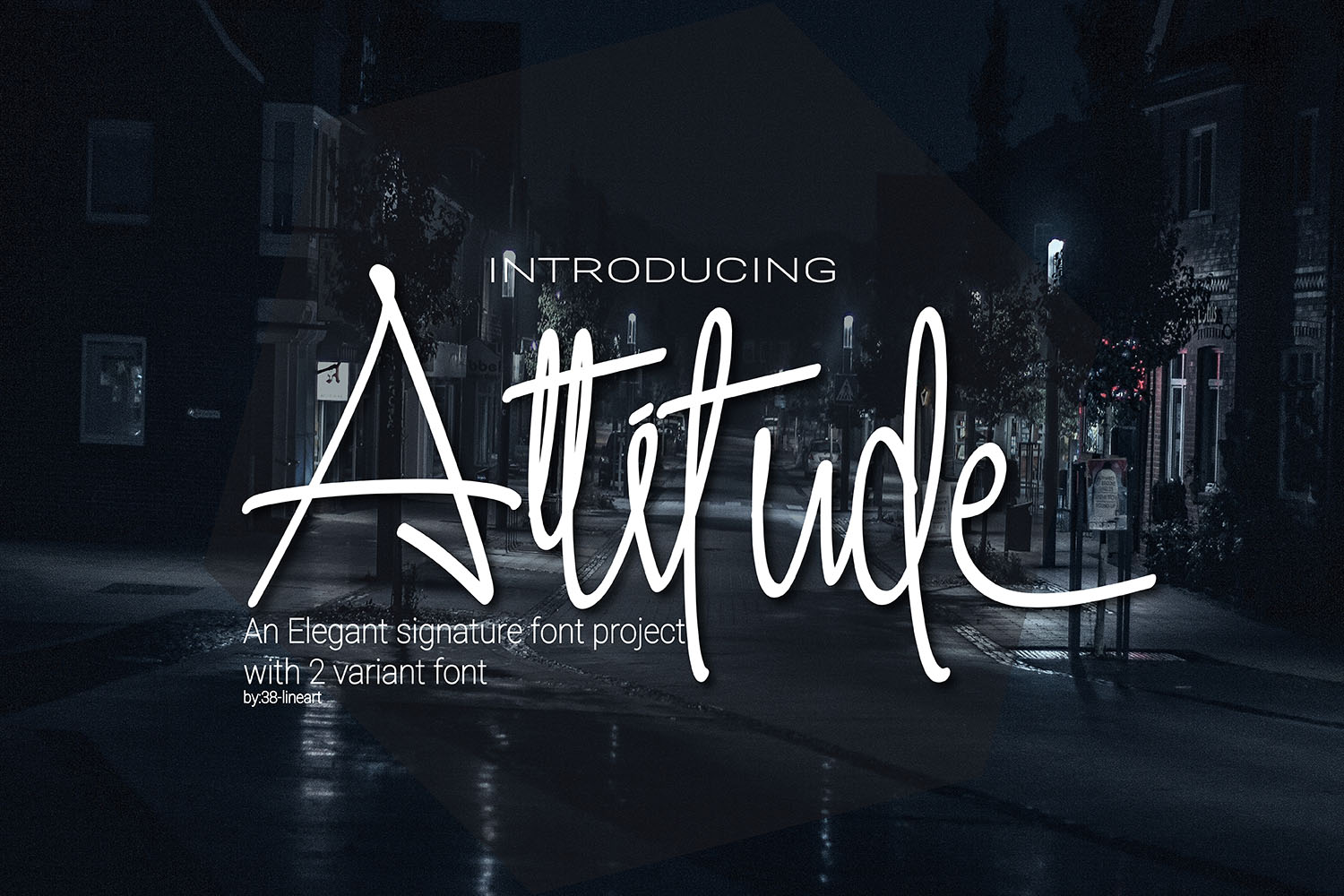 Attitude: A Script Font for Elegant Design