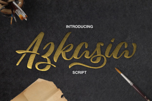 Azkasia: A Stylish Font for Business Branding
