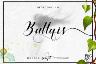 Ballqis: A Script Font for Web Design