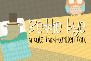 Beddie Bye Font: Whimsical & Readable