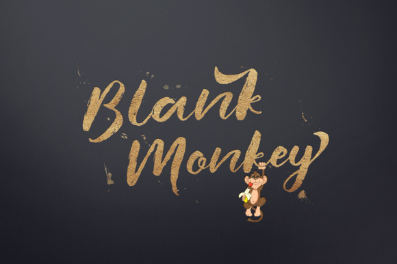 Blank Monkey: A Handcrafted Script Font for Product Makers and Sellers