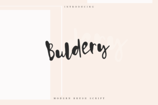 Buldery: A Script Font for Web Design