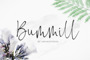Bummill Script Font Brings Elegance to Handmade Products