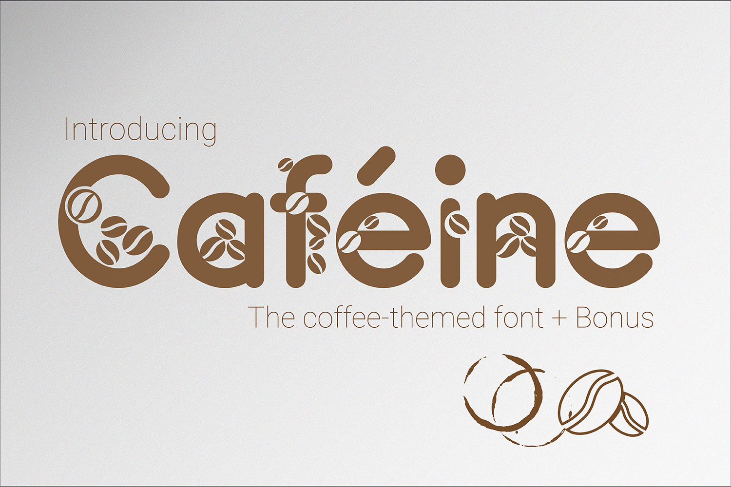 Caféine: A Coffee-Themed Font for Business