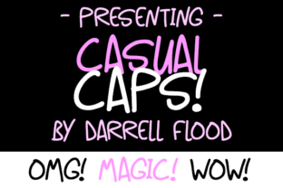 Casual Caps: A Natural Script Font for Web Designers