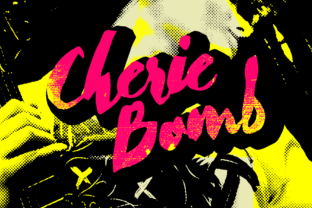 Cherie Bomb Font: Handmade Style with a Punk Edge