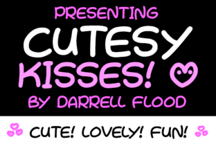 Cutesy Kisses Font Review
