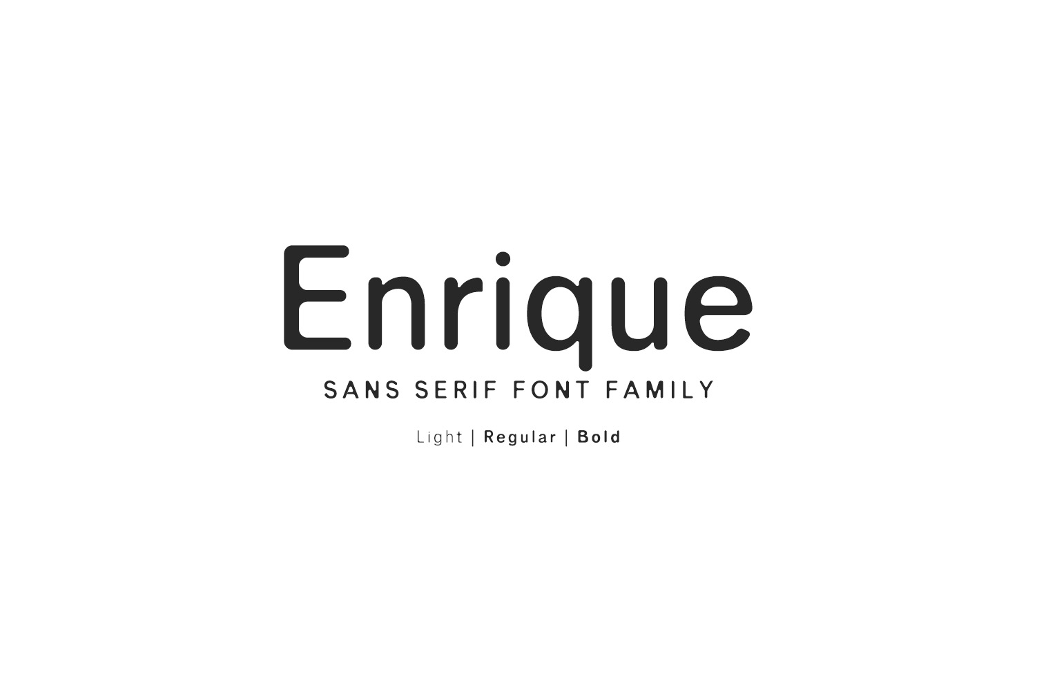 Enrique Font: Modern Sans Serif for Web Design