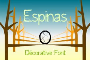 Espinas: A Decorative Font for Web Design