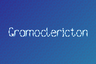 Gramoclericton: A Fun Decorative Font