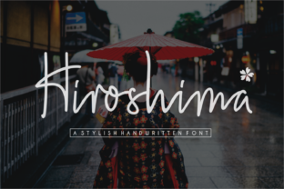 Hiroshima Font: Elegant Handwriting for Business