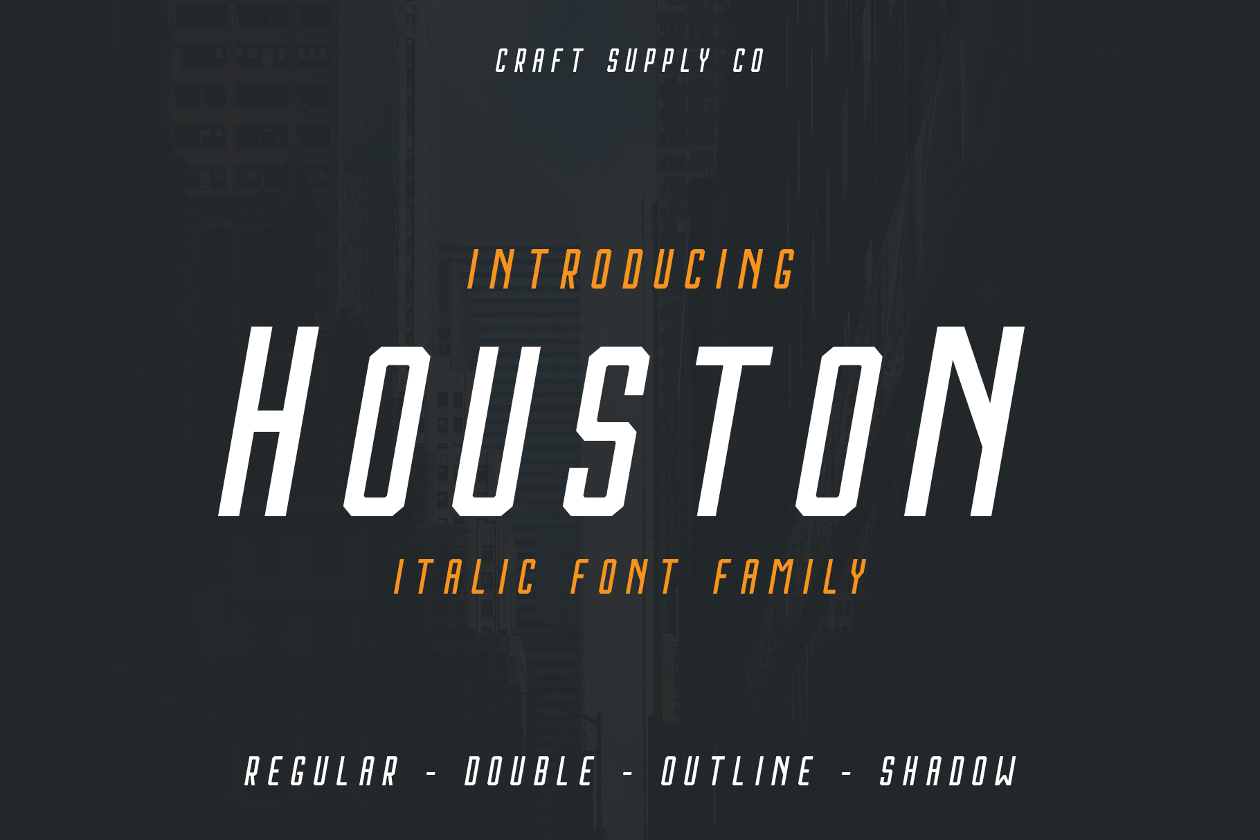 Houston Italic: A Bold, Modern Choice