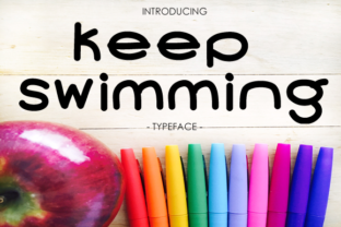 Keep Swimming Font for Creative Projects