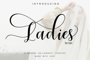 Ladies Font: Elegant Script for Craft Projects