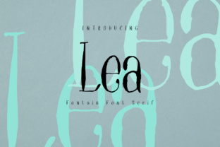 Lea: A Fun Serif Font for Relaxed Design
