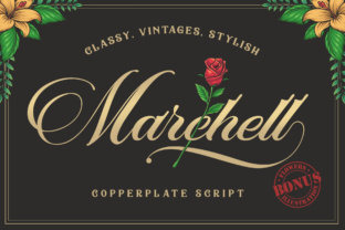 Marchell Font: Elegant Script for Crafters