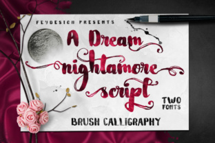 Nightamore: A Beautiful Script Font
