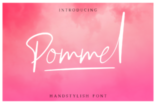 Pommel: A Handwritten Font for Elegant Branding