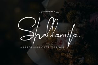 Shellomita: A Modern Script Font for Editorial Design