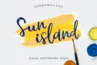 Sun Island: A Handwritten Script for Fresh Design