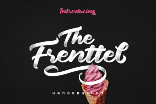 The Frenttel Font: Elegant Script for Editorial Design