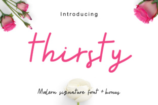 Thirsty Font: A Handwritten Script That Gives Small Brands a Friendly Edge