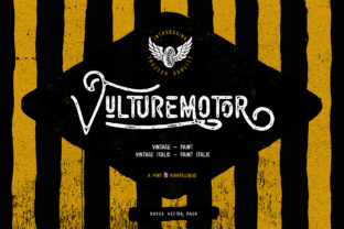 Vulturemotor Font: Handmade Style for Creative Projects